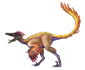 A troodon probably looked something like this