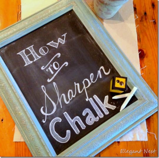 Pinterest: What They Did With Chalkboard Lettering Made Peachy 