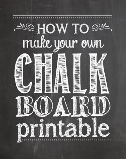 Pinterest: What They Did With Chalkboard Lettering Made Peachy 