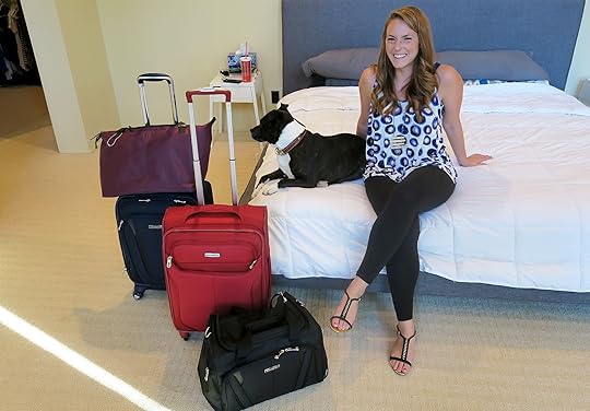 Caroline Winegeart and Samsonite Luggage