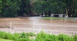 Image result for flooded football field