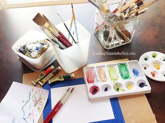 #creatingoutsidethebox | Get your copy of this watercolor floral wreath. It's my gift to you for visiting my new blog!