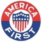 Logo of America First Committee (isolationist), 1940-41.