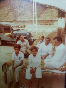 Dalubhai Desai with his prime disciple Joitabhai Patel who is a celebrated sitting MLA from Dhanera today