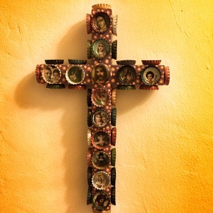 Bottle Cap Cross