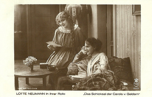 Lotte Neumann in Das Schicksal der Carola von Geldern