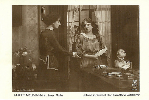 Lotte Neumann in Das Schicksal der Carola von Geldern