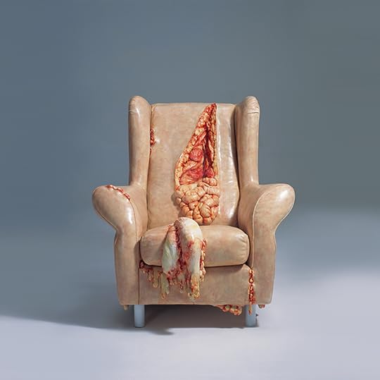‘visual temperature — sofa’ mixed materials of resin, fibre etc. 98 x 106 x 108cm