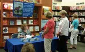 Dogwood Blues Brenda signing book at BN