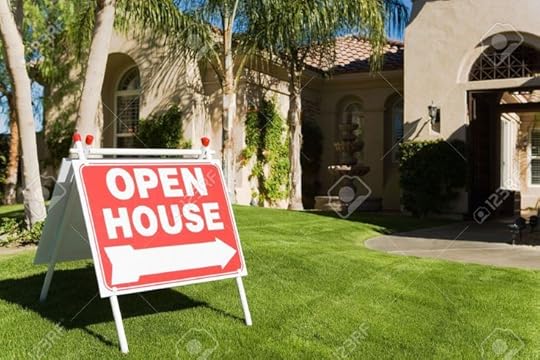 open house sign: 