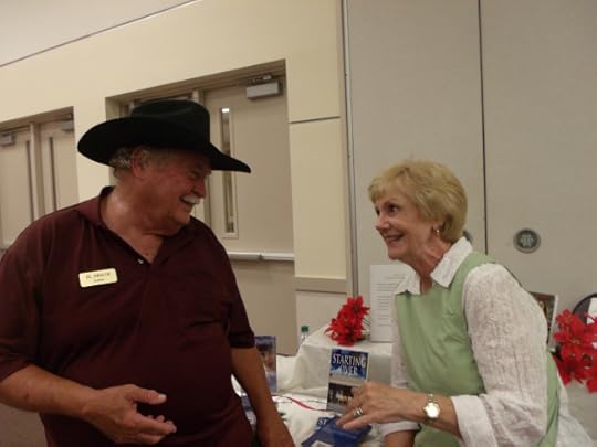 DL with fellow author Virginia Crane at the Port Charlotte Cultural Center