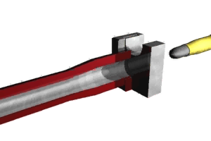 Sliding-block-action