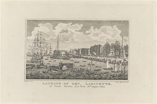 File:'Landing of Gen. Lafayette at Castle Garden, New York, 16th August 1824' by Samuel Maverick and Anthony Imbert.jpg