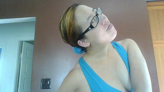 between the bleach and the blue