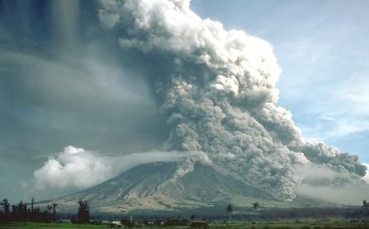 Pyroclastic flows descend the south-eastern flank of Mayon Volcano, Philippines, 1984