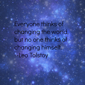 Change yourself tolstoy
