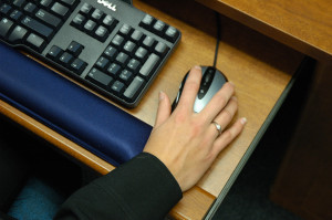 clicking mouse