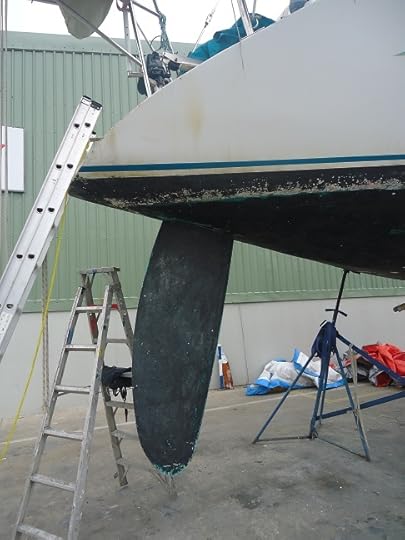 A typical spade rudder