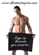 Naked Young Male Bodybuilder Holding Blank Board