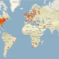 the world map of regional burns