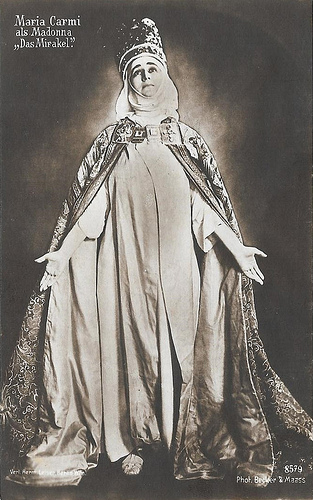 Maria Carmi in Das Mirakel (1912)