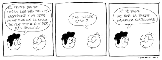 Tira cómica sobre cómo ser más proactivo en el trabajo.