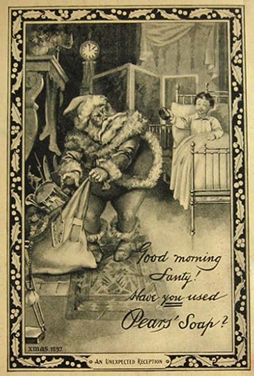 Pears Soap Santa commercia 1897