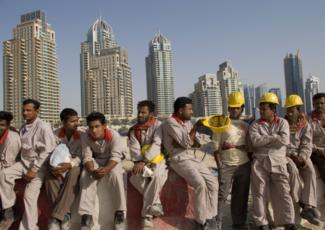 Migrant labourers in Dubai
