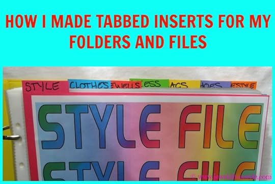 JDS - HOW TO MAKE TABBED INSERTS