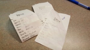 Wifi purchased in 1/2 hour increments with indecipherable passwords.