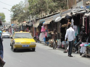 Street market in Dakar
