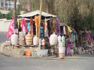 Street vendors in Dakar