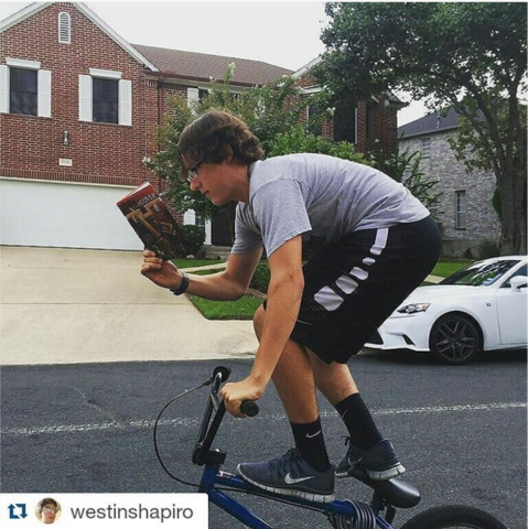 biking