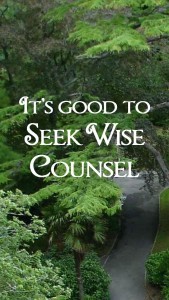 Phone Wallpaper It's Good to Seek Wise Counsel