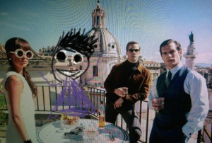 Elizabeth Shore and some of her friends *ahem* hanging out in Italy.
