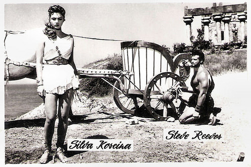 Sylva Koscina and Steve Reeves in Ercole e la regina di Lidia (1959)