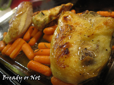 Honey Roasted Chicken and Carrots