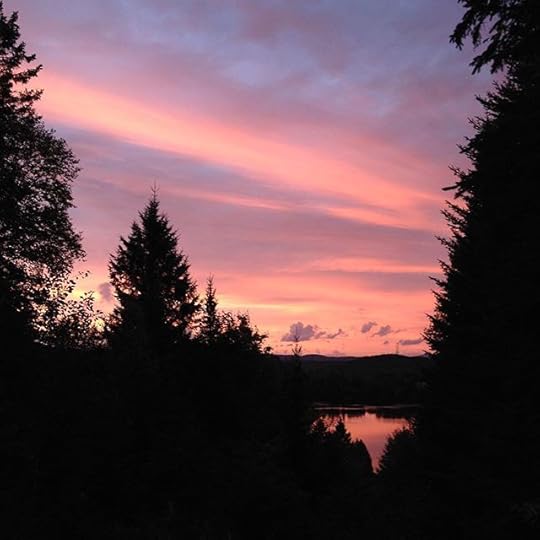 Ciel rose! #nofilter #qc #valmorin