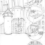 Pencil Preview Of A Long Tall Tail From The Cuddly Defenders Comic: Out Of The Attic 2 (Art by Veronica Smith - Story by Jeana Byrd)