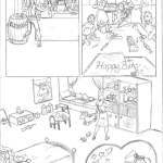 Pencil Preview Of A Long Tall Tail From The Cuddly Defenders Comic: Out Of The Attic 2 (Art by Veronica Smith - Story by Jeana Byrd)