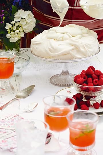 Rosewater Pavlova Made Peachy 