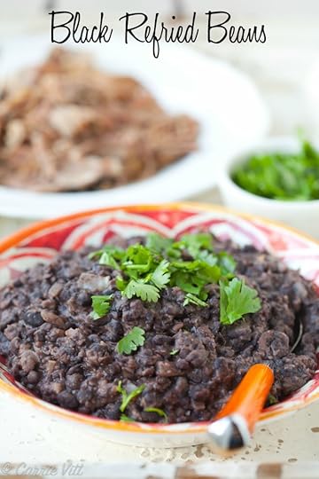 Black Refried Beans Recipe via DeliciouslyOrganic.net
