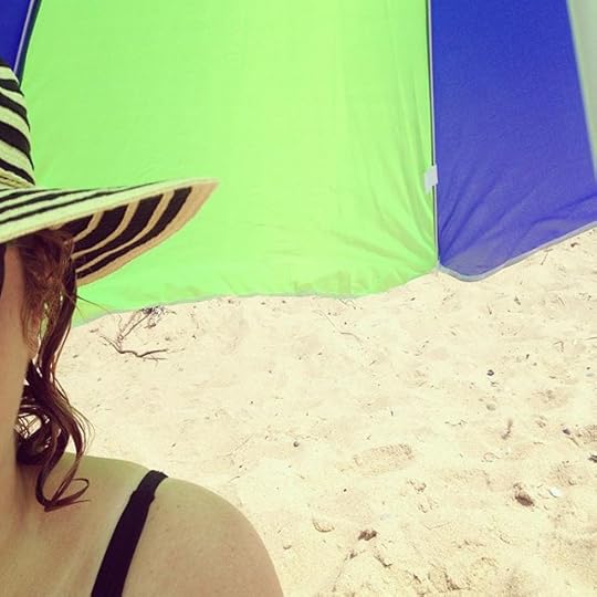 Half self #selfie #beach #summer