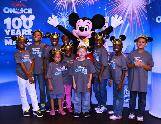 Kids from the Coalition for the Homeless of Central Florida became Honorary ‘Mouseketeers’ at the Amway Center on the Opening Night of 100 Years of Disney On Ice on September 4.