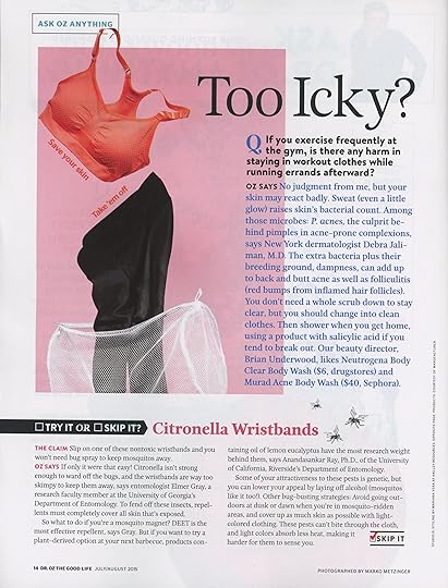 Dr. Oz The Good Life August 2015