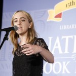 Mila Cuda, a teen poet from Get Lit Los Angeles, competes at the Poetry Slam during the National Book Festival, September 5, 2015. Photo by Shawn Miller.