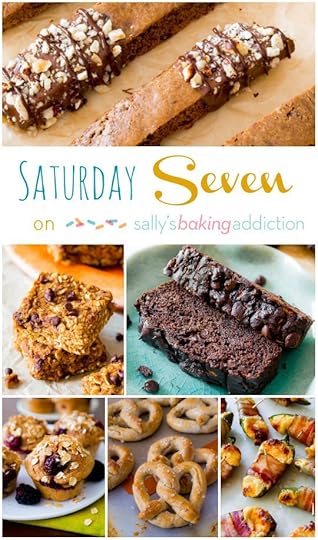 Seven simple recipes to try now including zucchini bread, pumpkin oatmeal bars, homemade soft pretzels, blackberry apple muffins, mocha biscotti, and more!