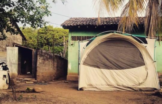 Caption: In Nicaragua, a slice of pizza sometimes comes with a safe place to tent up for the night. Global Goulets 