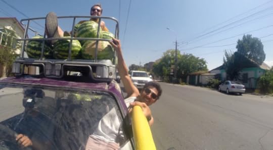 Caption: Calling everyone in Bishkek: WE’VE GOT WATERMELONS! Global Goulets 