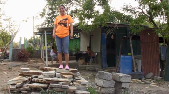 Caption: Tomorrow we’ll help Catherine make sense out of that pile of rocks. Does anyone know how to make a floor? Global Goulets 